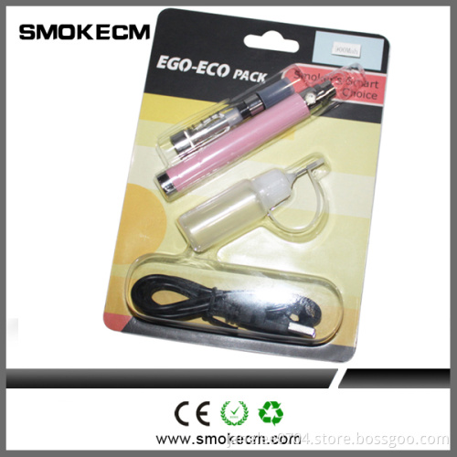 2014 Wholesale Fashion Beatiful E Cigarette Blister Kit,Bottom Coil Atomizer Kit 